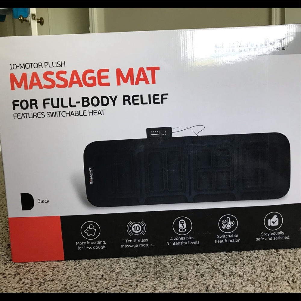 Massage mat for full-body relief